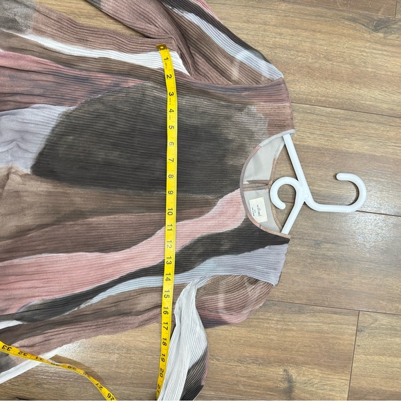 Wilfred women’s summer ink painting midi long sleeves dress with lining XXS - Picture 5 of 9